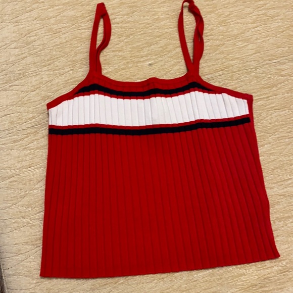 Red croptop, runs a little small - Picture 1 of 4